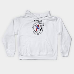 Congenital Heart Defects Awareness, Heart Defect Support, CHD Awareness, CHD Warrior Kids Hoodie